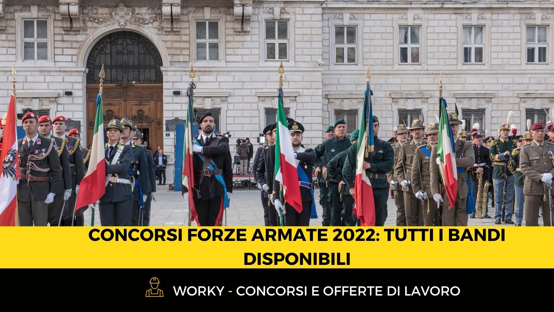 Concorsi Forze Armate ecco tutti i bandi disponibili