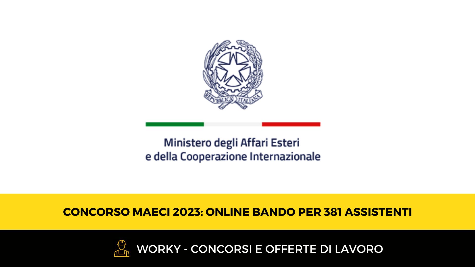 concorso maeci 381 posti forum